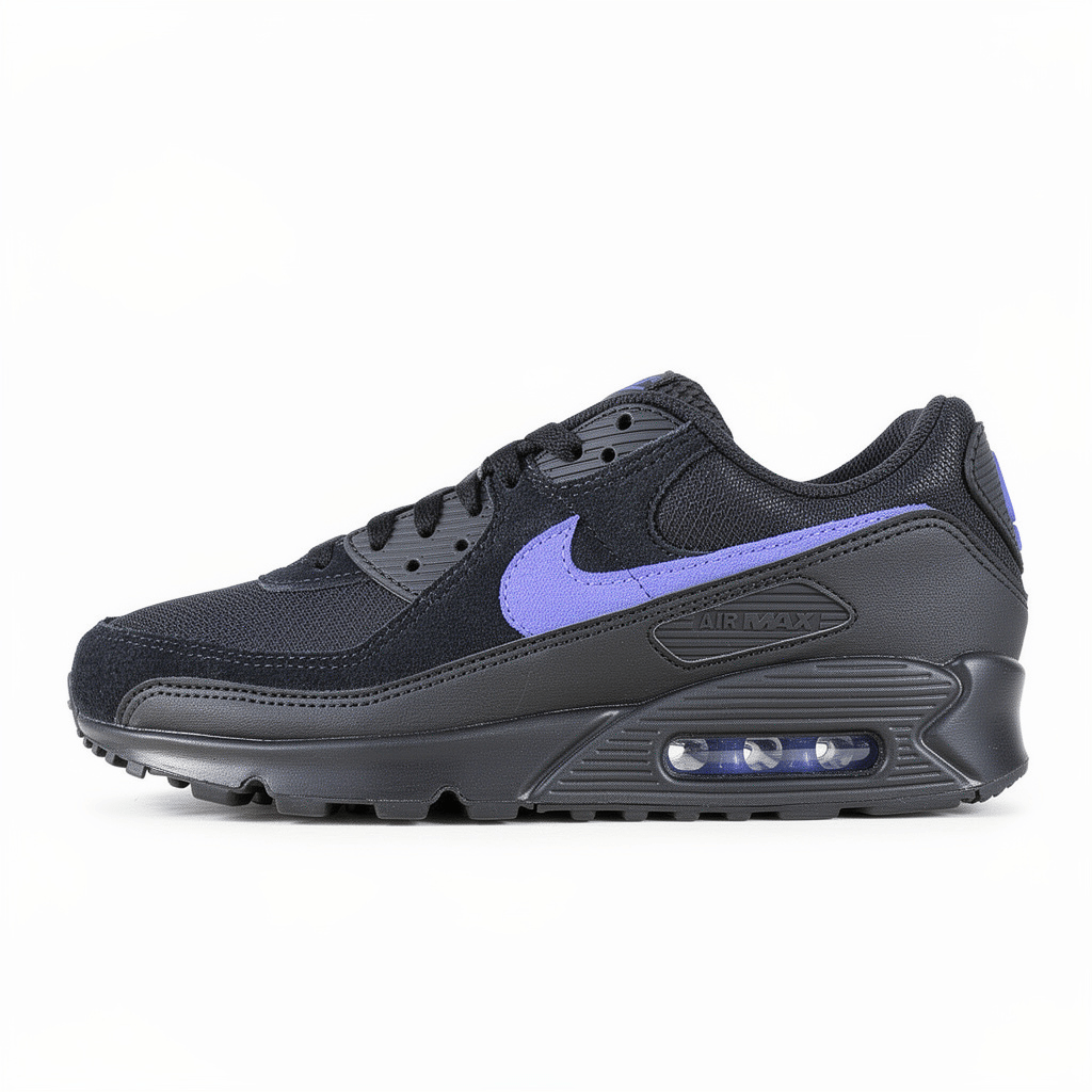 NIKE AIR MAX 90 SNEAKERS HOMMESTOCK-OUT SNEAKERSNOIR/NOIR/SAPHIRRE40STOCK-OUT SNEAKERS