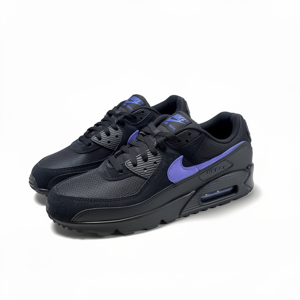 NIKE AIR MAX 90 SNEAKERS HOMMESTOCK-OUT SNEAKERSNOIR/NOIR/SAPHIRRE40STOCK-OUT SNEAKERS