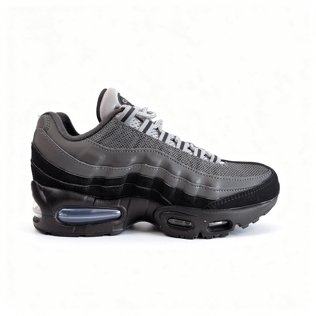 NIKE AIR MAX 95 ( GS ) SNEAKERS ENFANTSTOCK-OUT SNEAKERSNOIR/ANTHRACIT/GRIS FRAIS35.5STOCK-OUT SNEAKERS