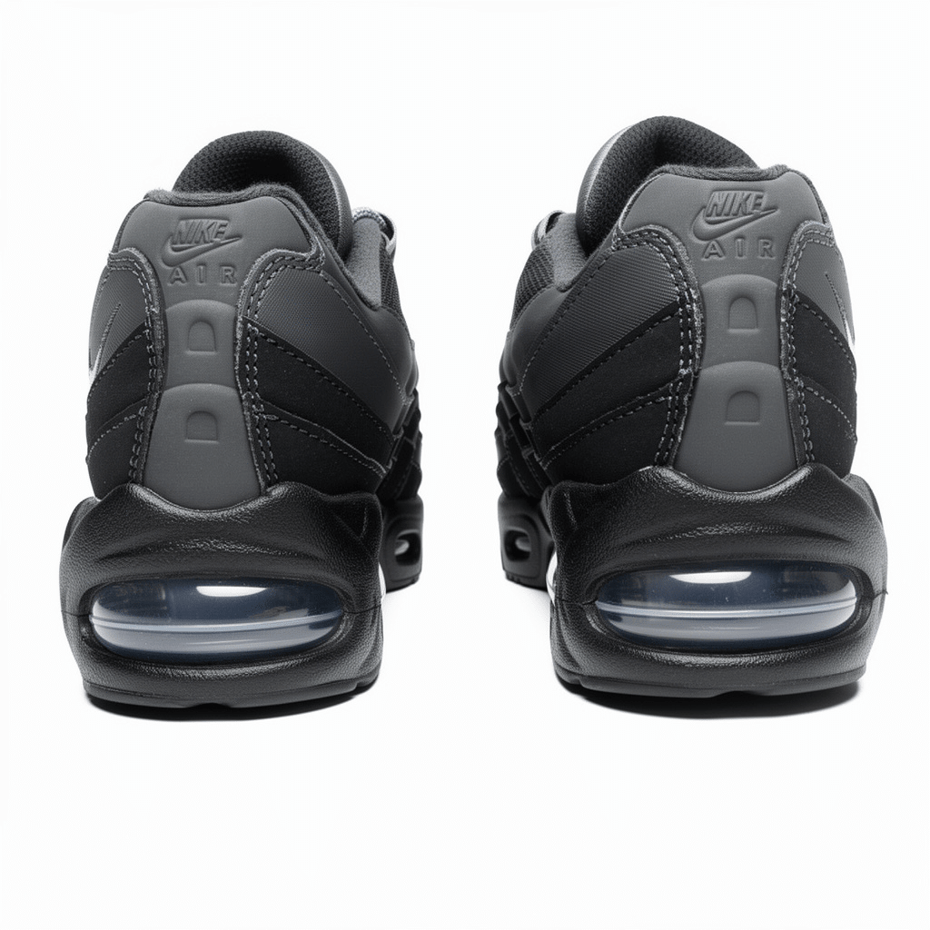 NIKE AIR MAX 95 ( GS ) SNEAKERS ENFANTSTOCK-OUT SNEAKERSNOIR/ANTHRACIT/GRIS FRAIS35.5STOCK-OUT SNEAKERS