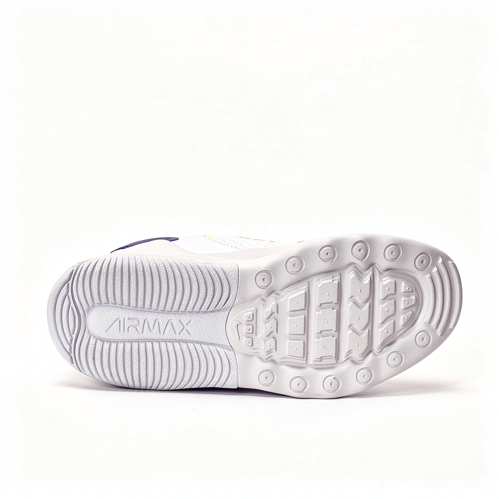 NIKE AIR MAX BOLT (PSE) SNEAKERS ENFANTSTOCK-OUT SNEAKERSBLANC/VOLT/CRAMOISI VIF27.5STOCK-OUT SNEAKERS