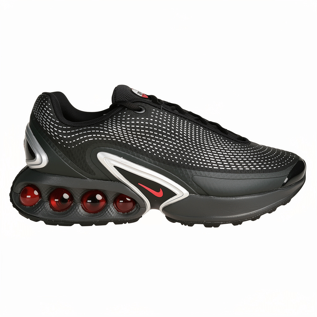 NIKE AIR MAX DN SNEAKERS CONFORT HOMMESTOCK - OUT SNEAKERSNOIR/NOIR/UNIVERSITE ROUGE40STOCK - OUT SNEAKERS