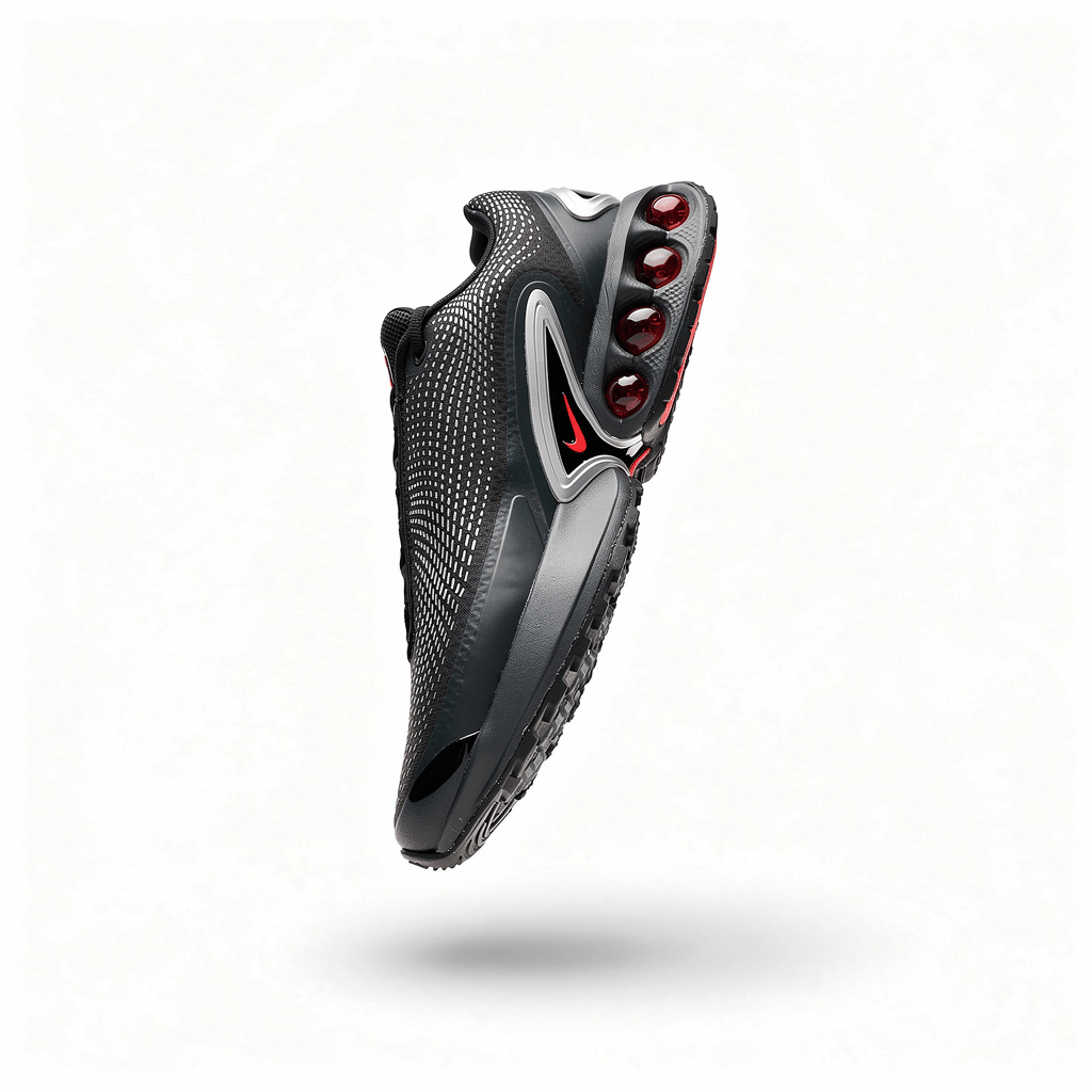 NIKE AIR MAX DN SNEAKERS CONFORT HOMMESTOCK - OUT SNEAKERSNOIR/NOIR/UNIVERSITE ROUGE40STOCK - OUT SNEAKERS