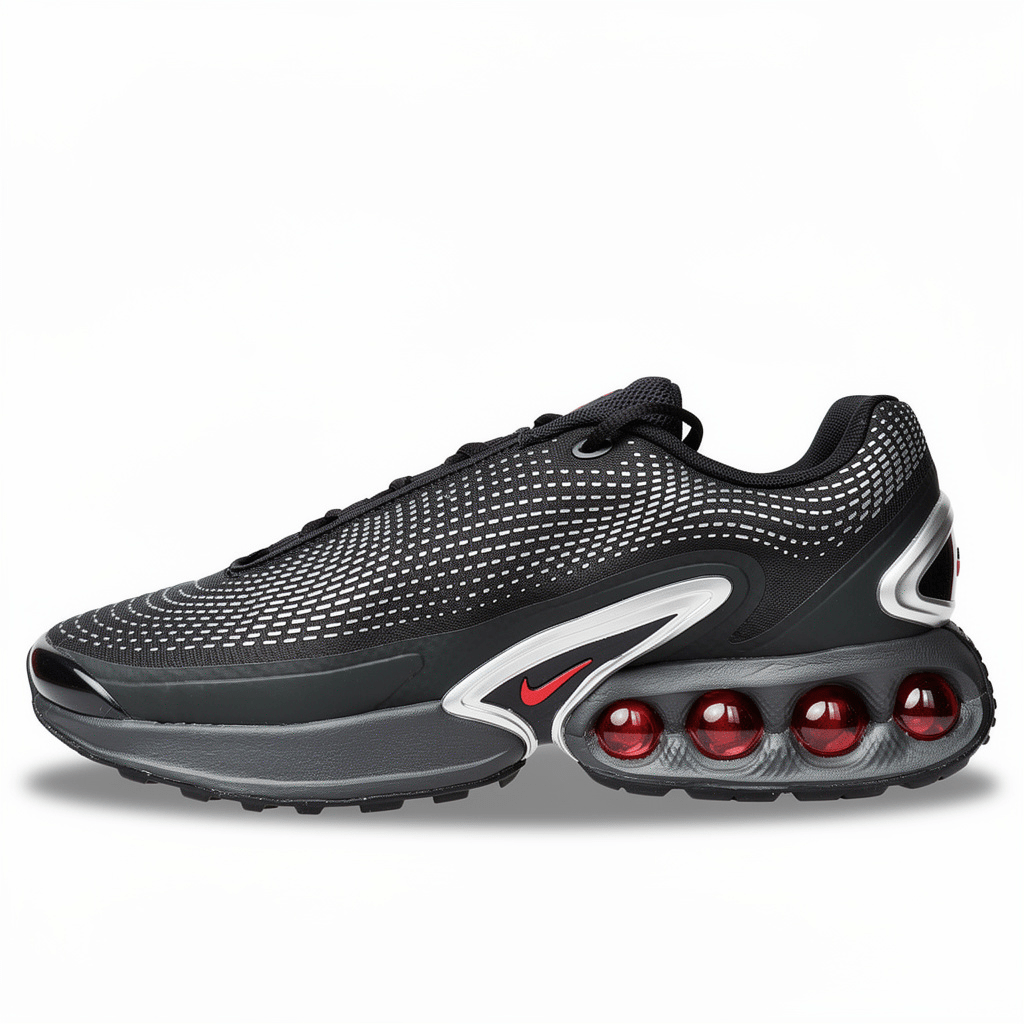 NIKE AIR MAX DN SNEAKERS CONFORT HOMMESTOCK - OUT SNEAKERSNOIR/NOIR/UNIVERSITE ROUGE40STOCK - OUT SNEAKERS