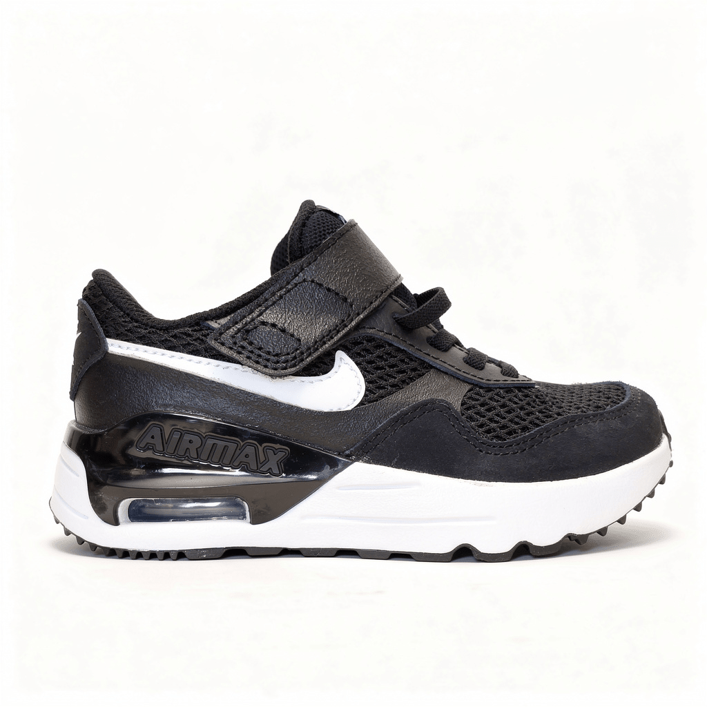 NIKE AIR MAX SYSTM (PS) SNEAKERS ENFANTSTOCK-OUT SNEAKERSNOIR/GRIS LOUP/BLANC27.5STOCK-OUT SNEAKERS